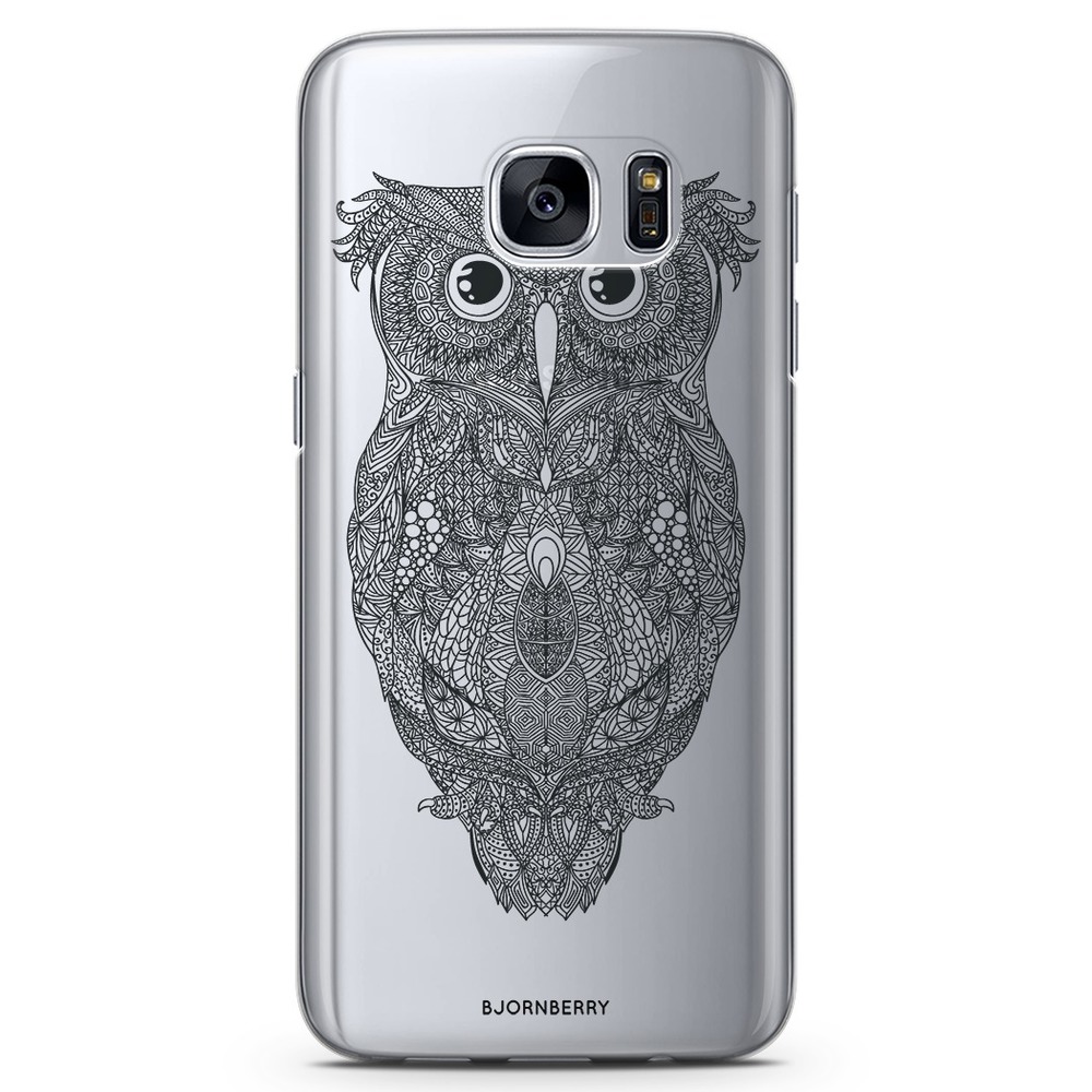 Samsung Galaxy S7 Genomskinligt Skal - Uggla | Mobilskal & Mobilfodral BJORNBERRY