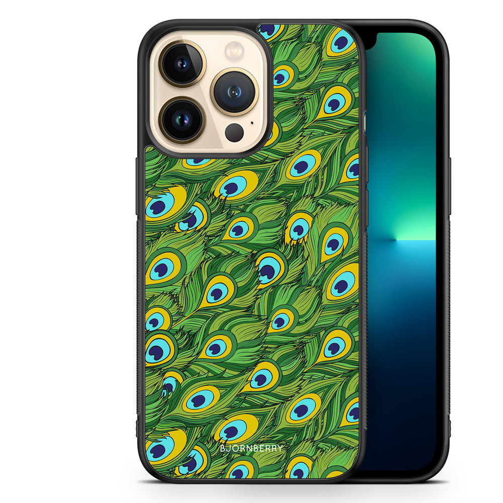 iPhone 13 Pro Case - Peacock Pattern