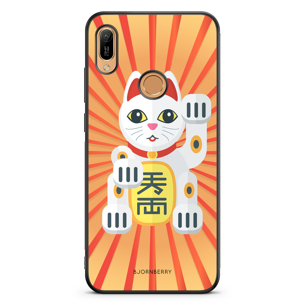 Huawei Y6 2019 Case - Lucky Cat