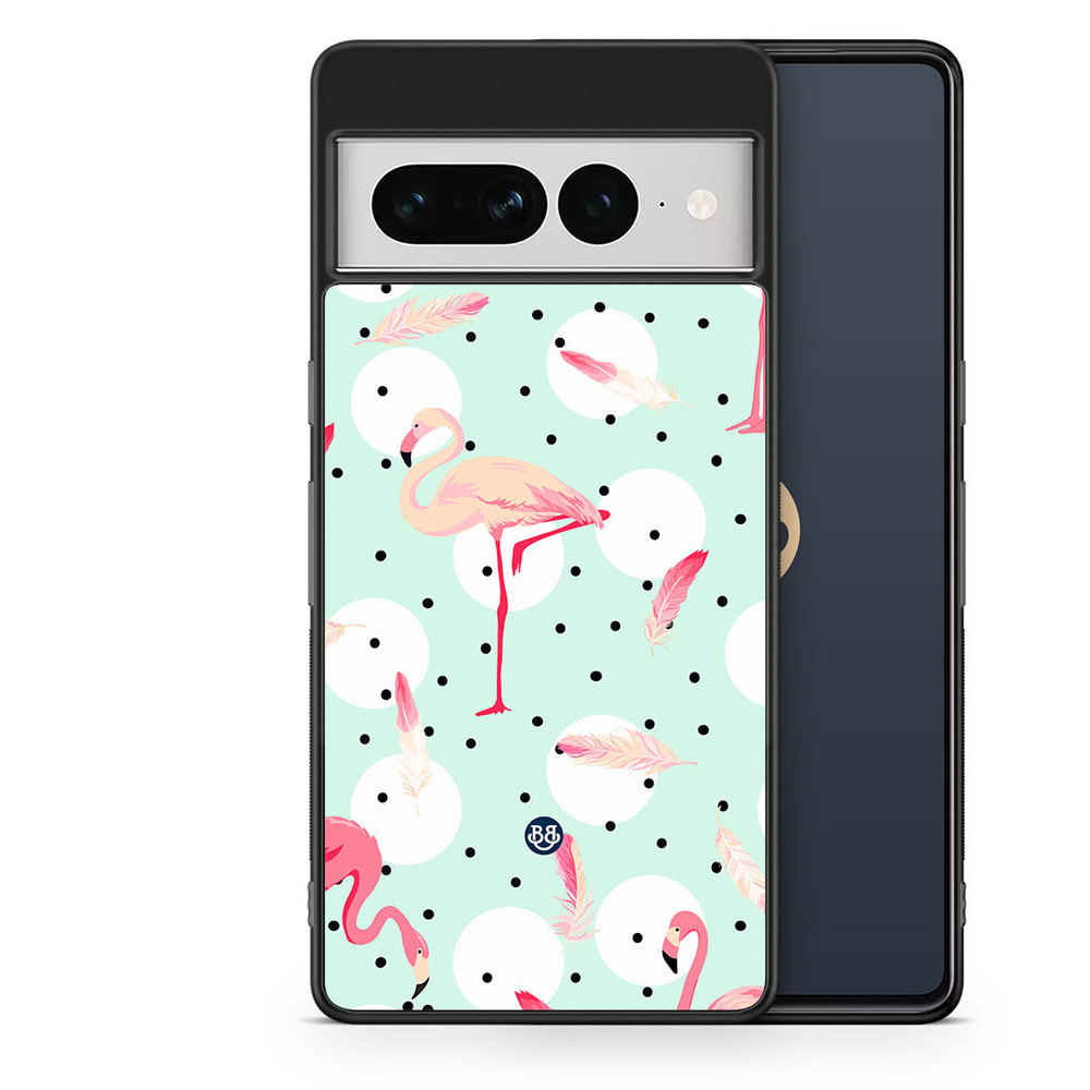 Google Pixel 7 Pro Case - Flamingos