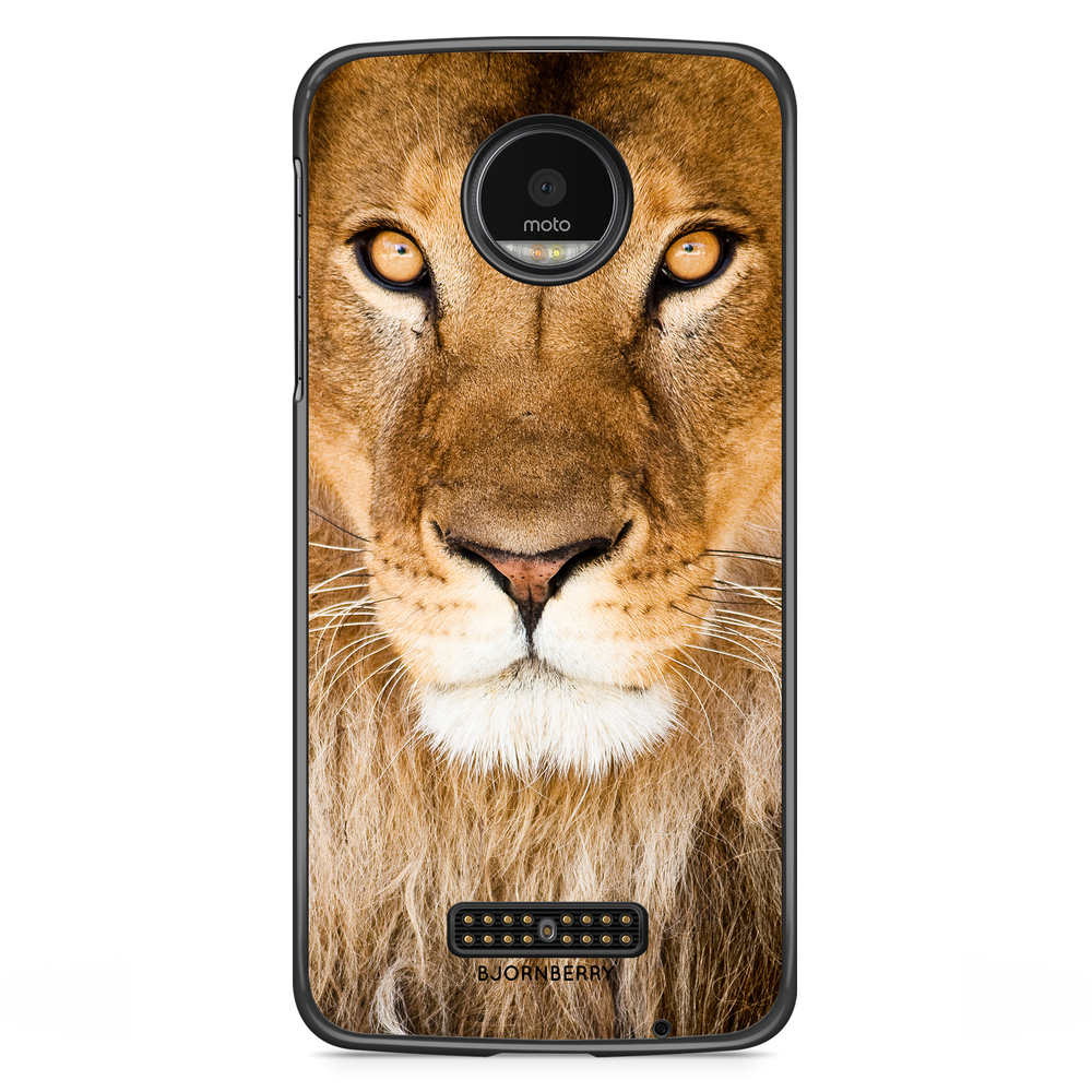 Moto Z2 Play Case - Lion Face
