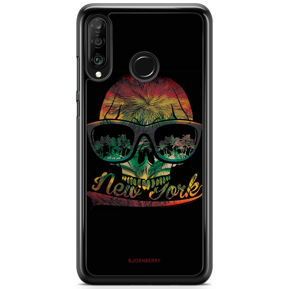 Huawei P30 Lite Case - New York Skull