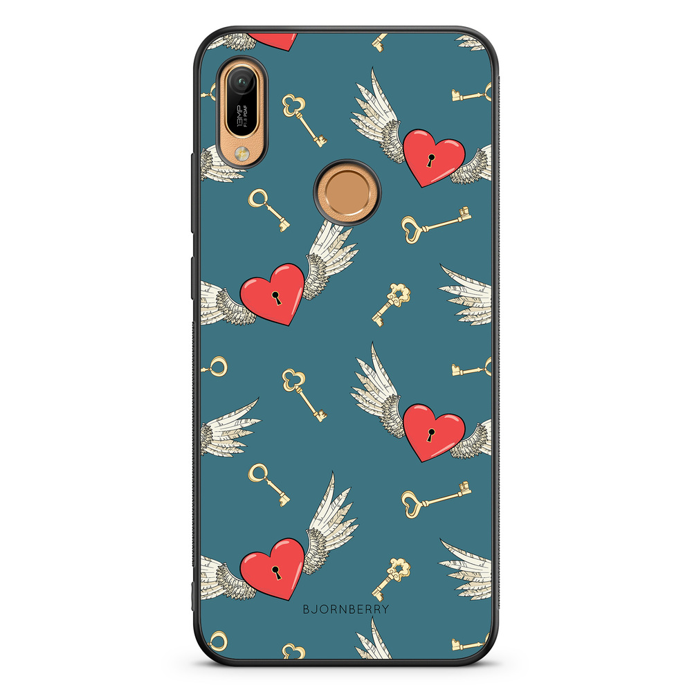 Huawei Y6 2019 Case - Hearts 'n Wings
