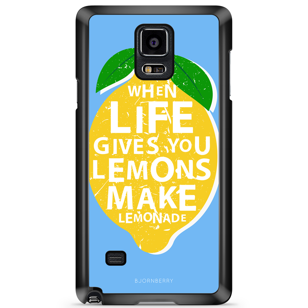 Samsung Galaxy Note 4 Case - Lemon Quote