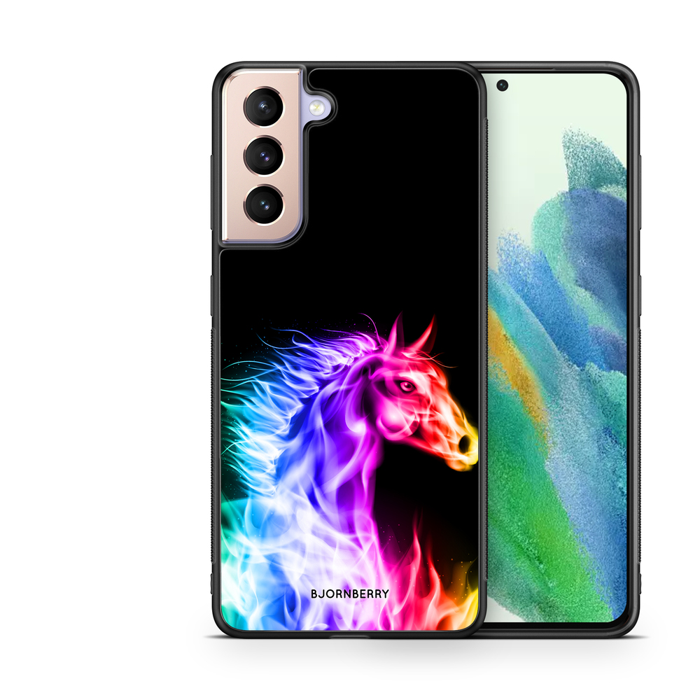 Samsung Galaxy S21 FE 5G Case - Flames Horse