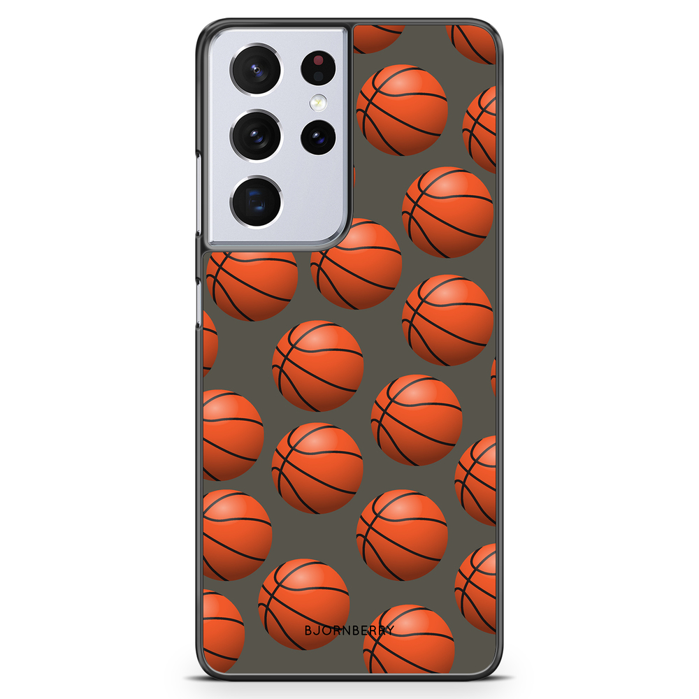 Samsung Galaxy S21 Ultra Case - Basketballs Pattern