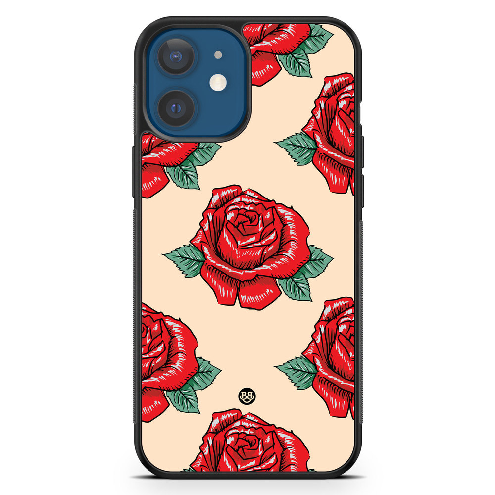 iPhone 12 Case - Rose Pattern