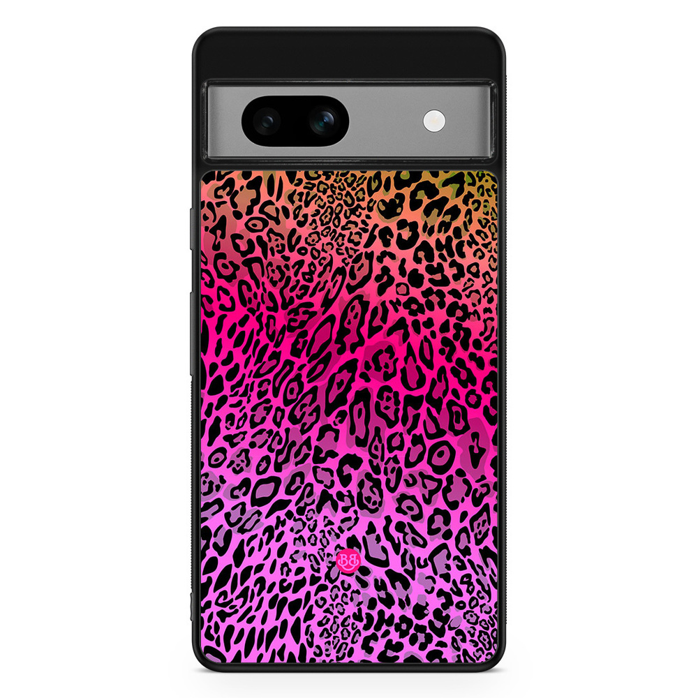 Google Pixel 7a Case - Gradient Leopard