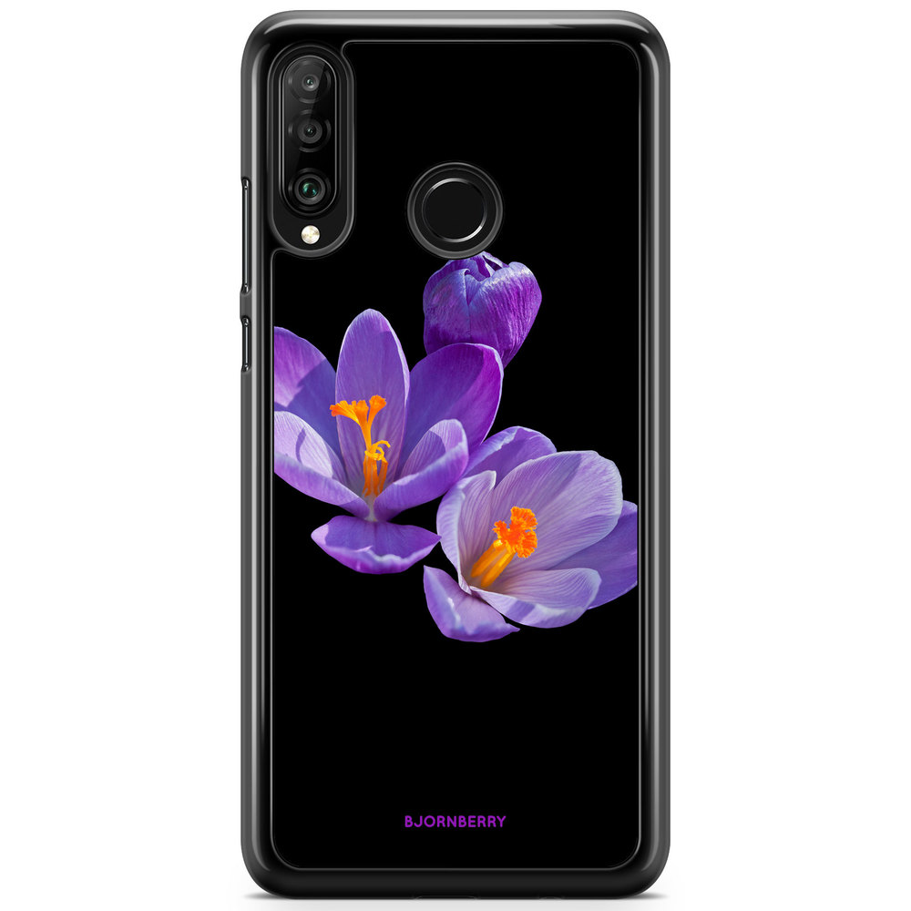 Huawei P30 Lite Case - Purple Flowers