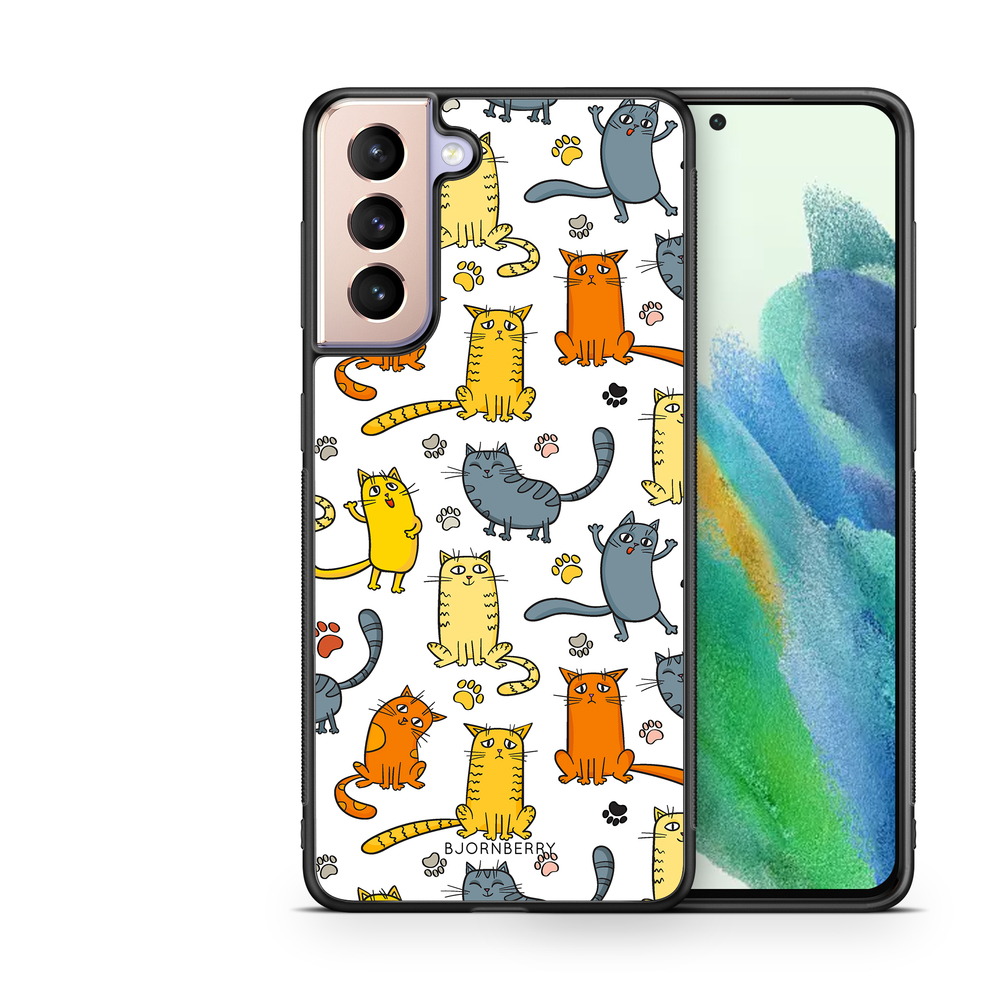 Samsung Galaxy S21 FE 5G Case - Cat Pattern