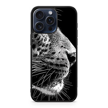 iPhone 15 Pro Max Skal - Leopard Ansikte
