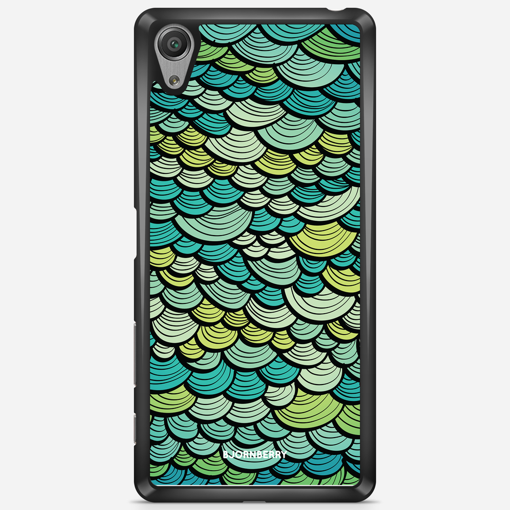 Sony Xperia X Performance Case - Green Mermaid Scales