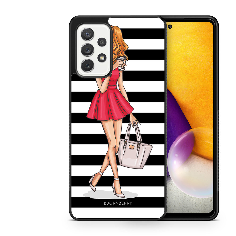 Samsung Galaxy A52/A52s 5G Case - Fashion Girl Red