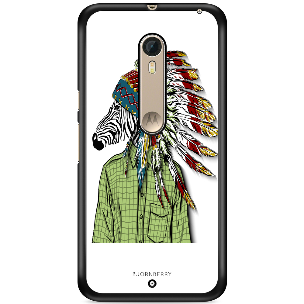 Moto X Style Case - Hipster Zebra