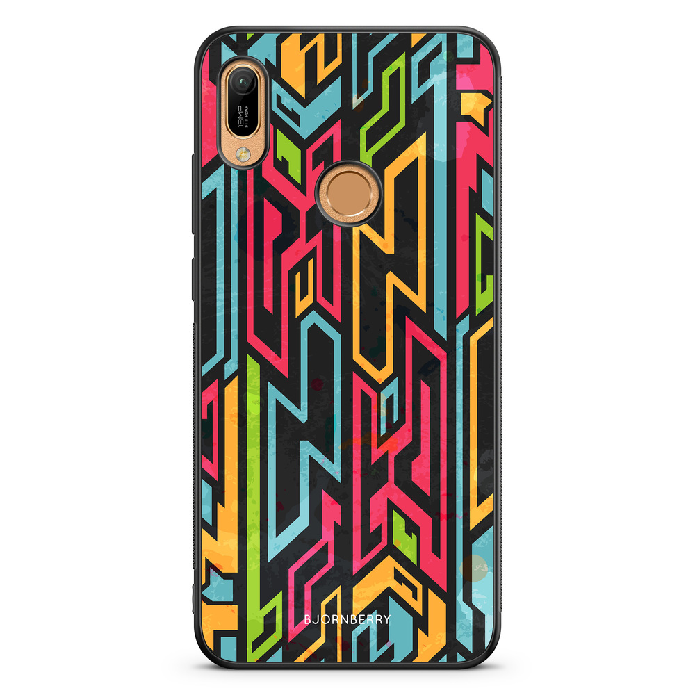 Huawei Y6 2019 Case - Colored Tribal