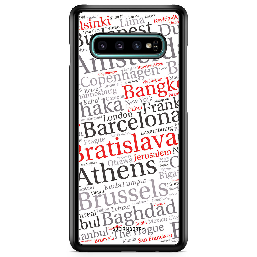 Samsung Galaxy S10 Plus Case - City Names
