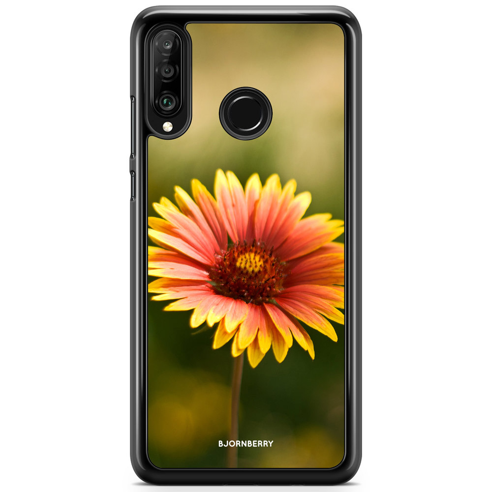 Huawei P30 Lite Skal - Gul Blomma | Mobilskal & Mobilfodral BJORNBERRY