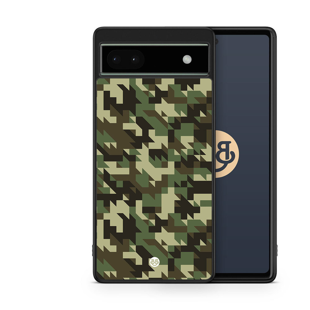 Google Pixel 6a Case - Houndstooth Camo