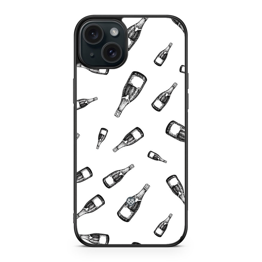 iPhone 15 Plus Case - Champagne Pattern