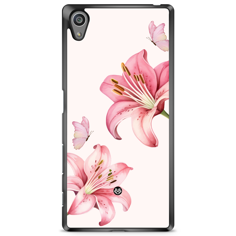 Sony Xperia Z5 Premium Case - WILD BLOOM - Pink Lily