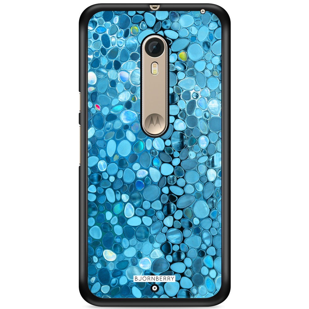 Moto X Style Case - Stained Glass Blue
