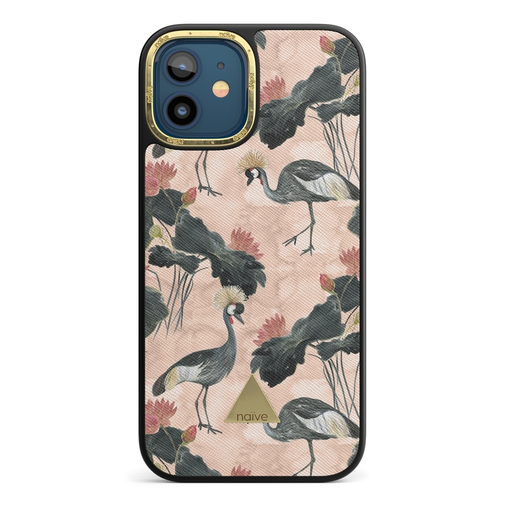 Naive iPhone 12 Mini Case - Crowned Bird
