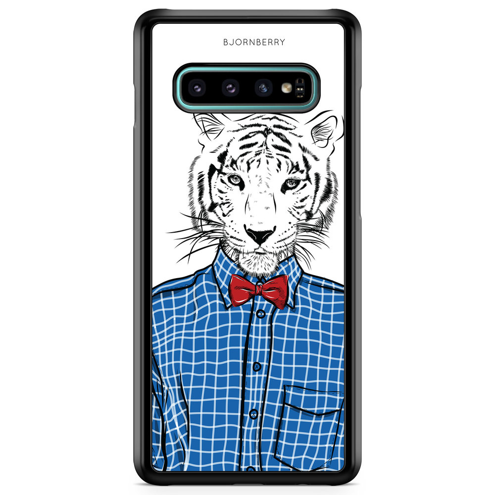 Samsung Galaxy S10 Plus Case - Hipster Tiger