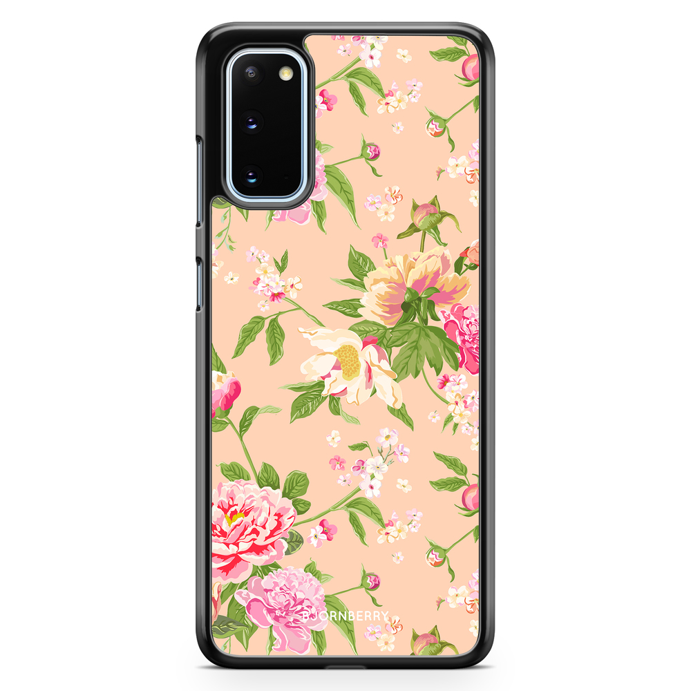 Samsung Galaxy S20 Case - Peony Flowers