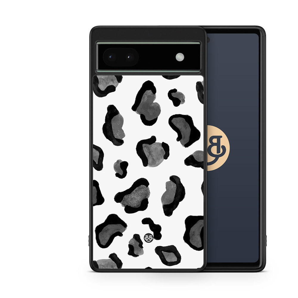 Google Pixel 6a Case - Grey Leopard