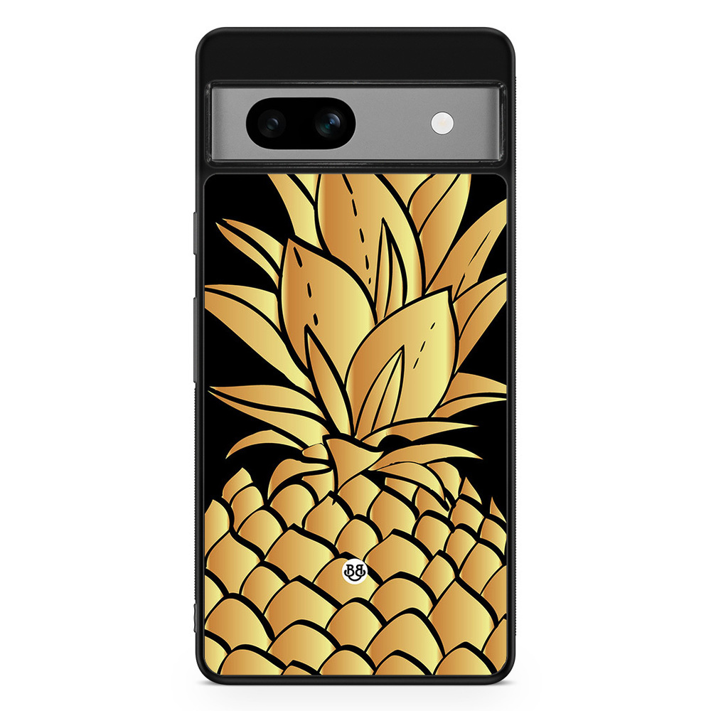 Google Pixel 7a Case - Gold Pineapple