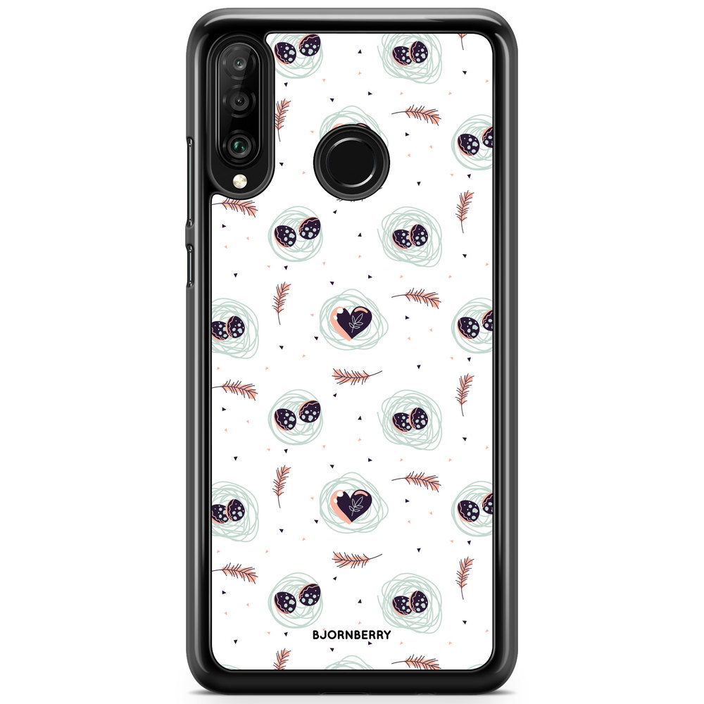 Huawei P30 Lite Case - Eggs and Hearts