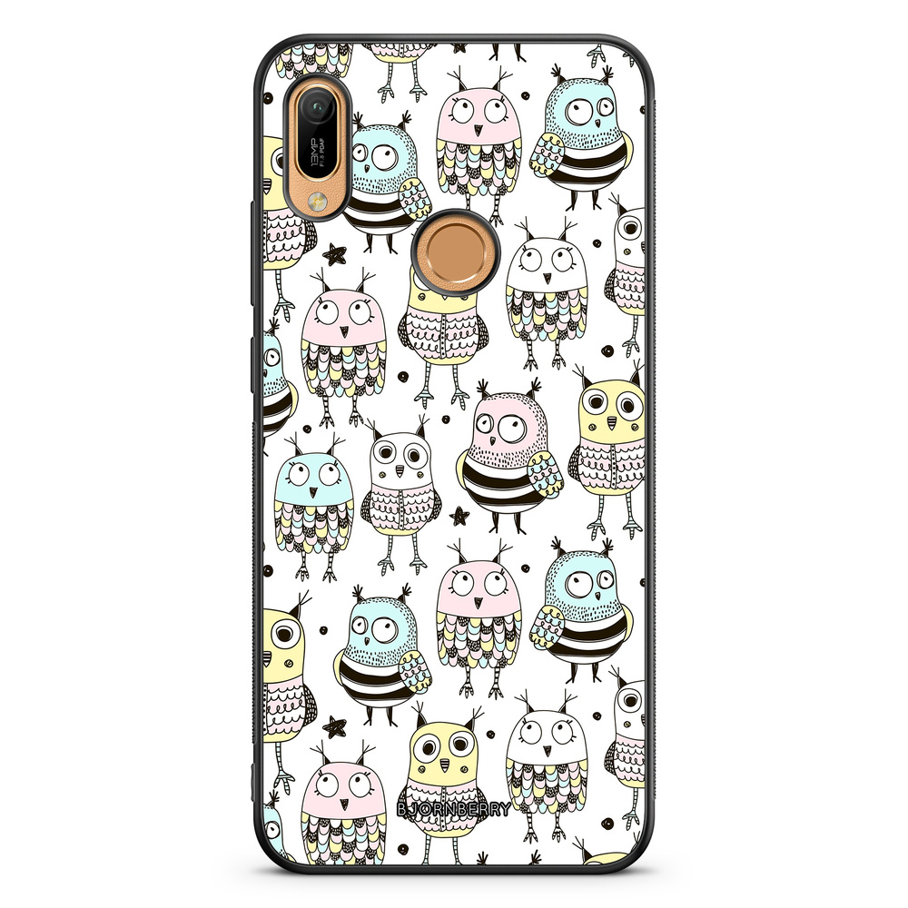 Huawei Y6 2019 Case - Cute Owls