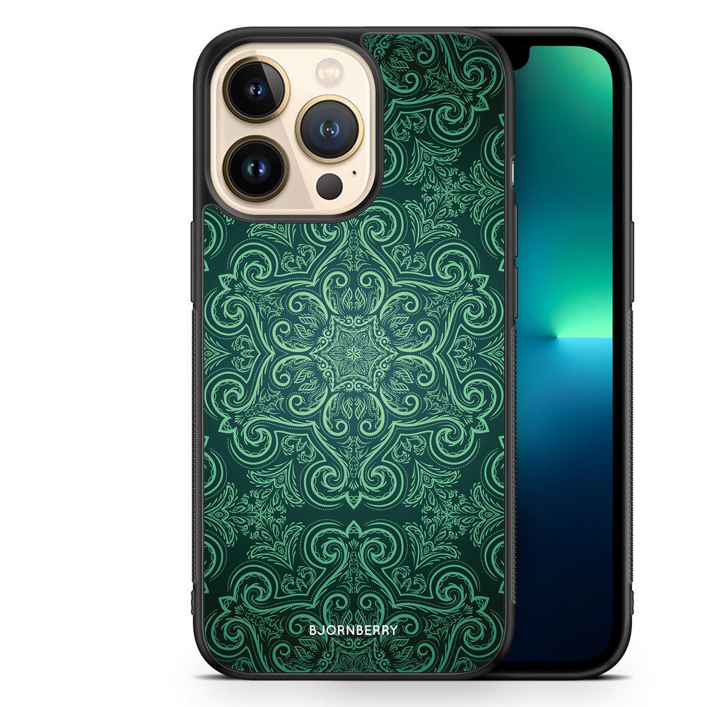 iPhone 13 Pro Case - Green Retro Pattern