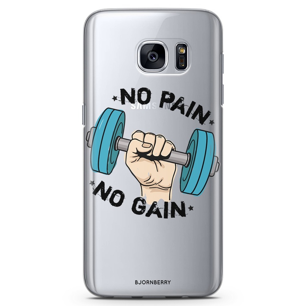 Samsung Galaxy S7 TPU Case - No pain no gain