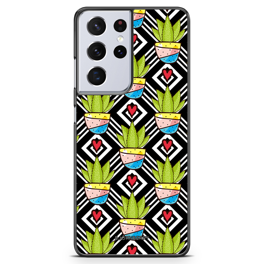 Samsung Galaxy S21 Ultra Case - Cactus Pattern