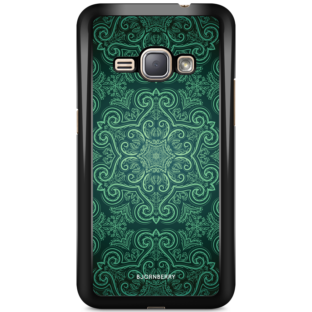 Samsung Galaxy J1 (2016) Case - Green Retro Pattern