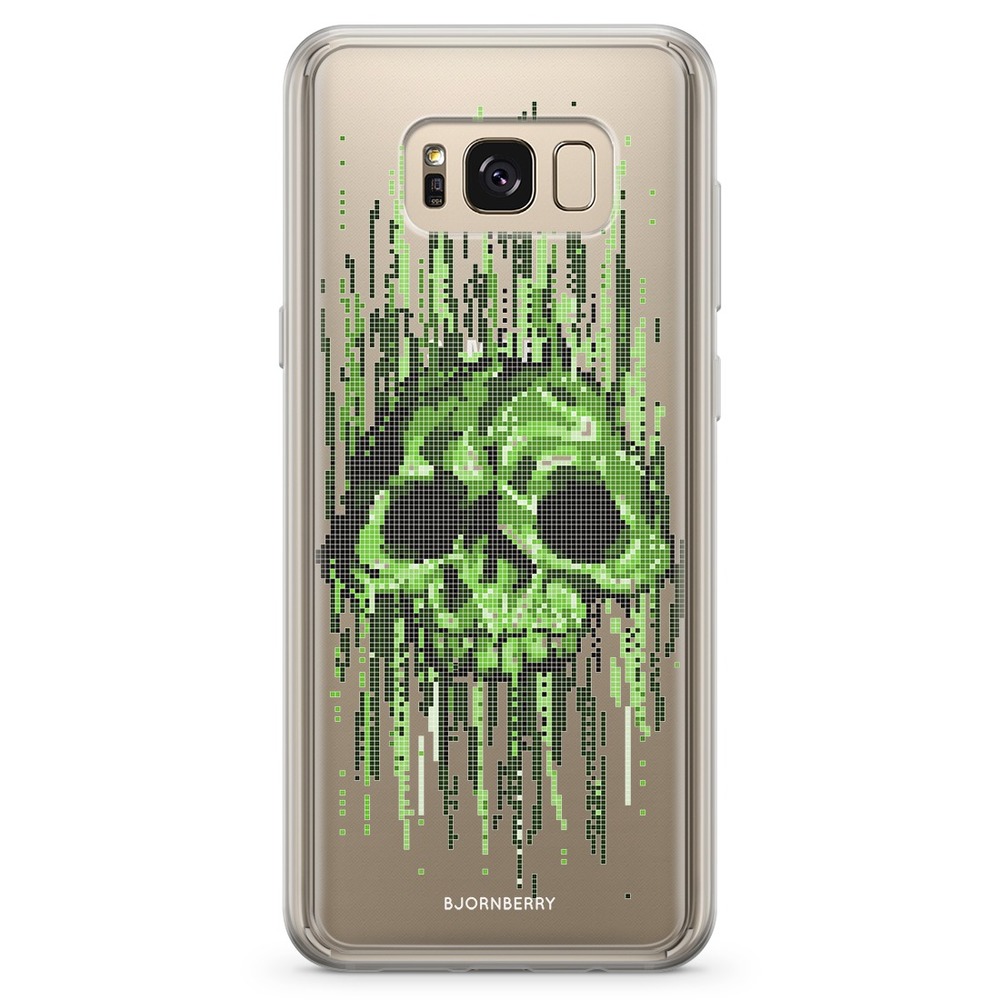 Samsung Galaxy S8 Plus Fashion Case - Data Virus Skull