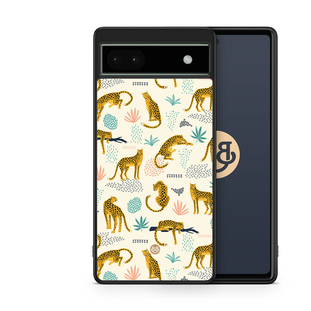 Google Pixel 6a Case - Tropic Leopards