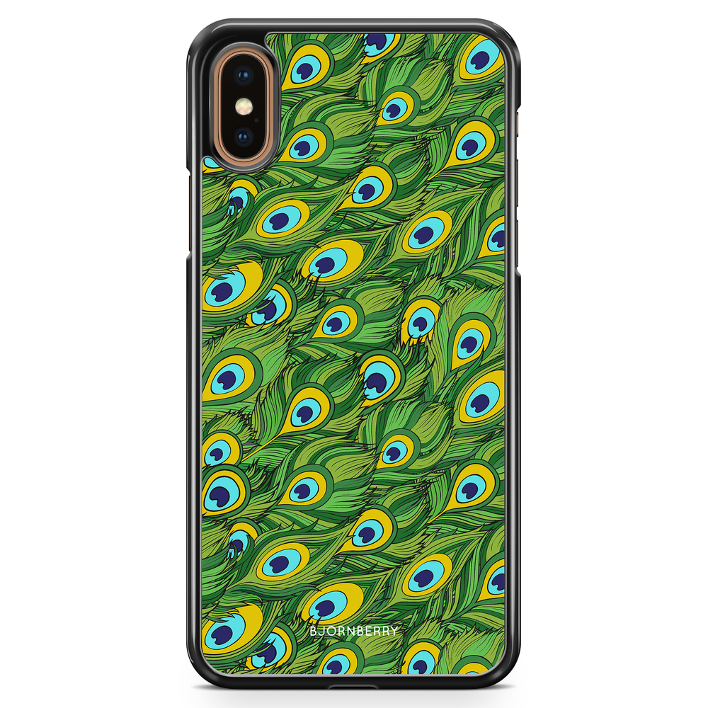 iPhone XS Max Case - Peacock Pattern
