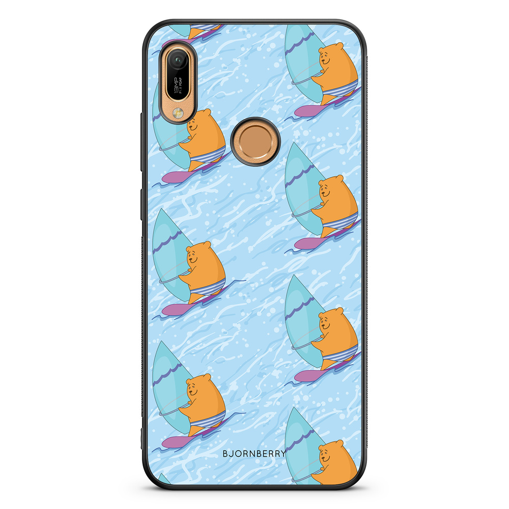 Huawei Y6 2019 Case - Bear Surfer