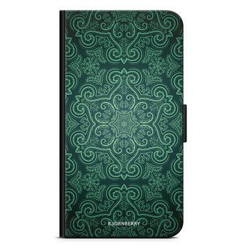 Samsung Galaxy A42 5G Wallet Case - Green Retro Pattern