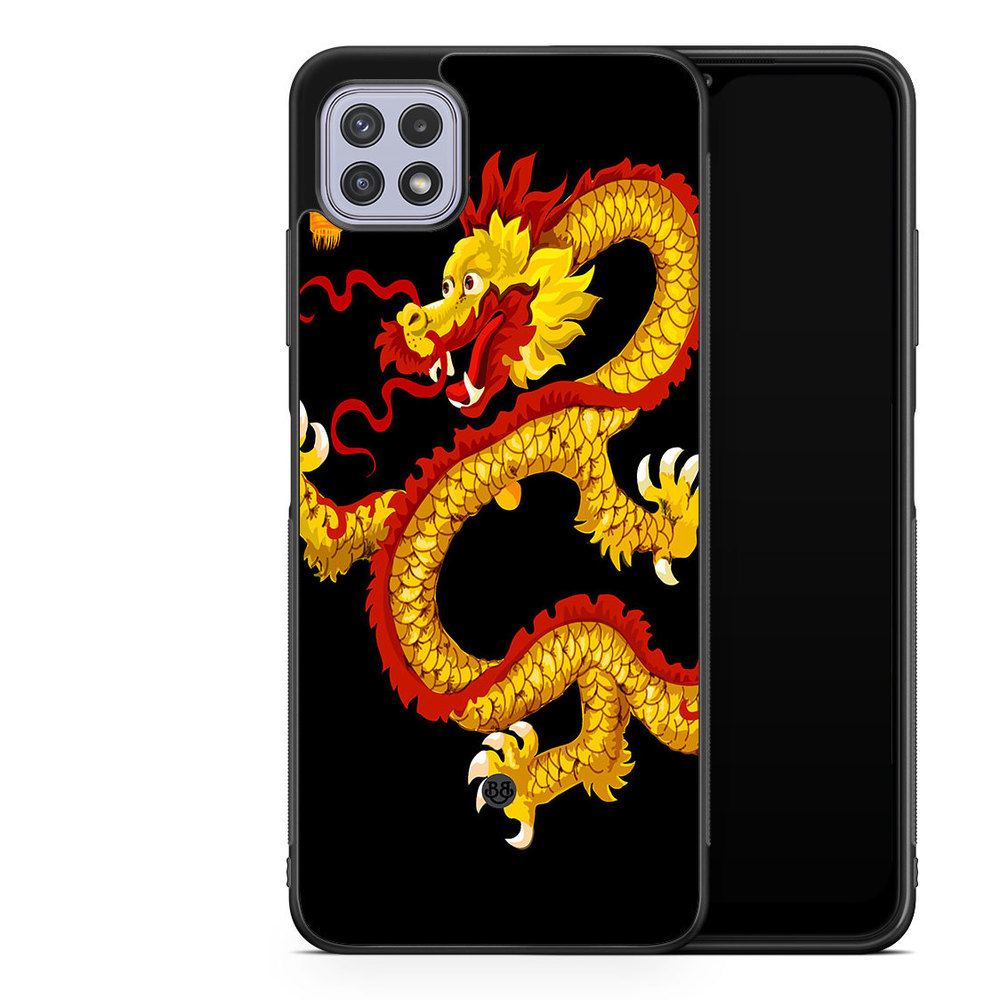 Samsung Galaxy A22 4G Case - Yellow Dragon