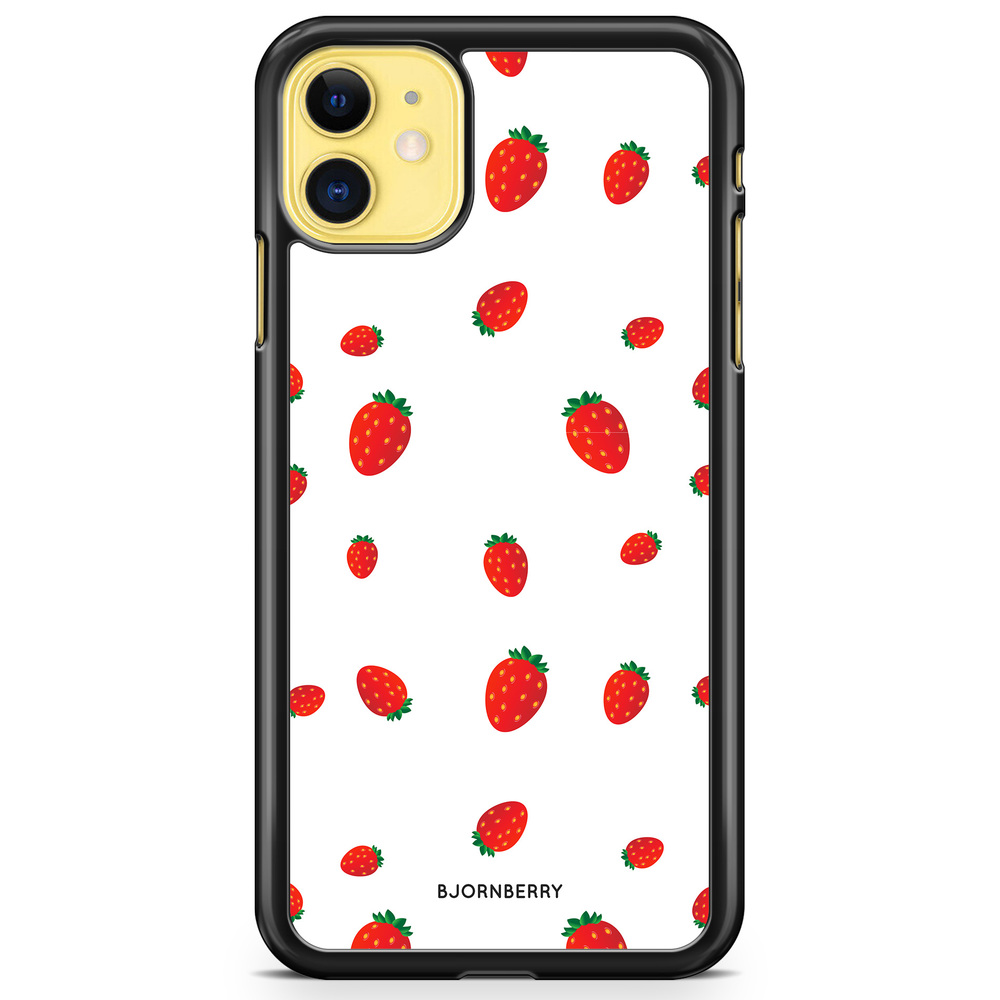 iPhone 11 Skal - Jordgubbar