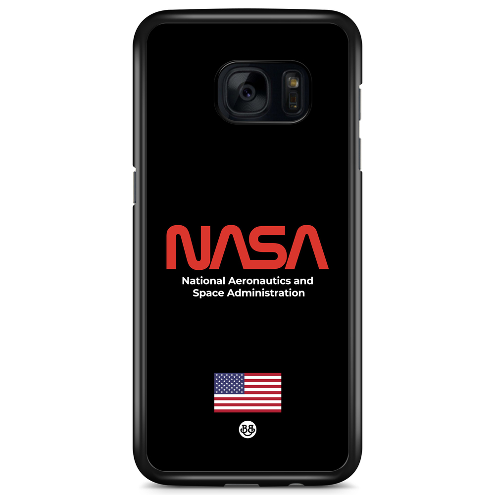 Samsung Galaxy S7 Edge Case - NASA Worm Black
