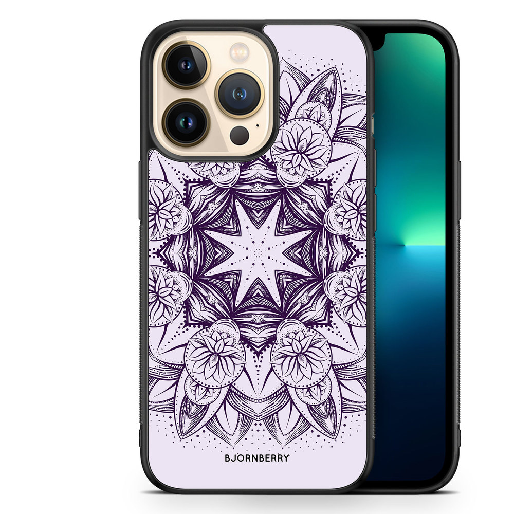 iPhone 13 Pro Case - Purple Mandala