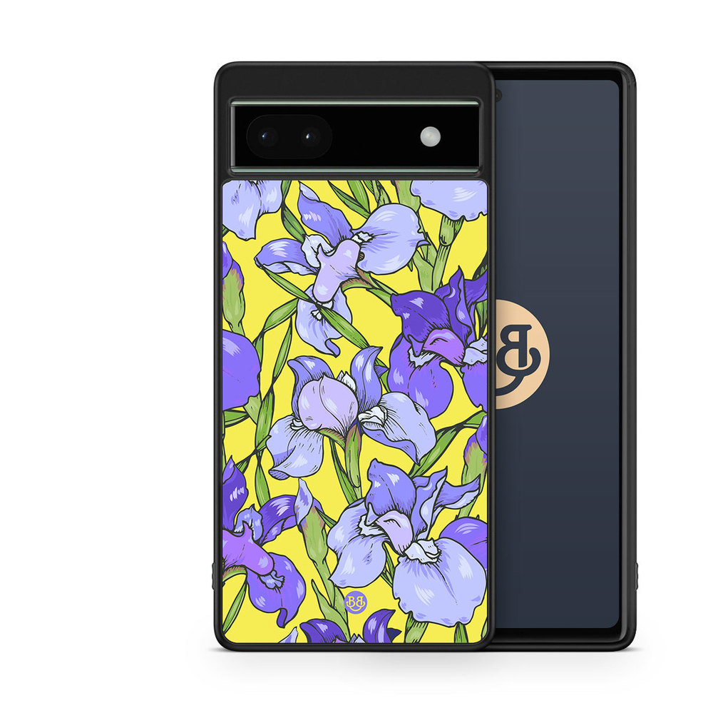 Google Pixel 6a Case - Iris Flowers