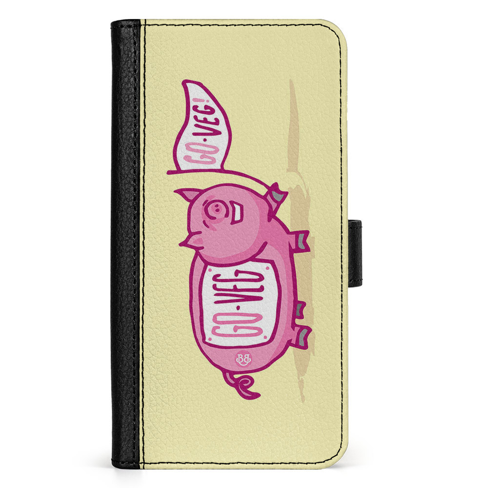 Doro 8050 Wallet Case - Pink Pig