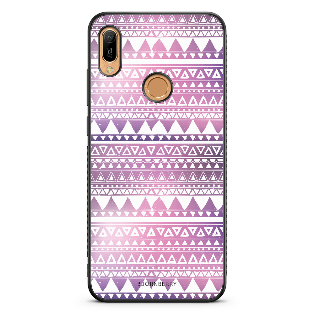 Huawei Y6 2019 Case - Purple Aztec
