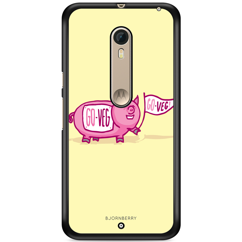 Moto X Style Case - Pink Pig
