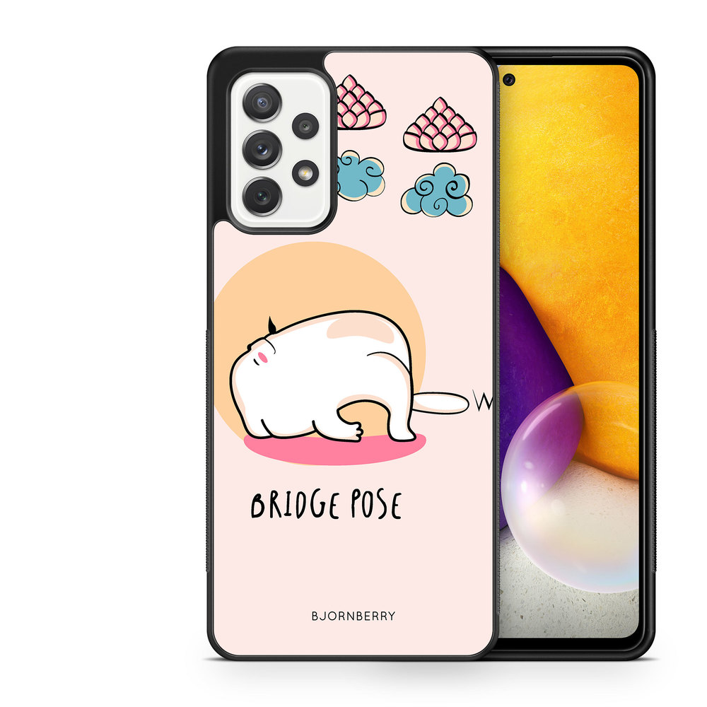 Samsung Galaxy A52/A52s 5G Case - Yoga Cat Bridge Pose